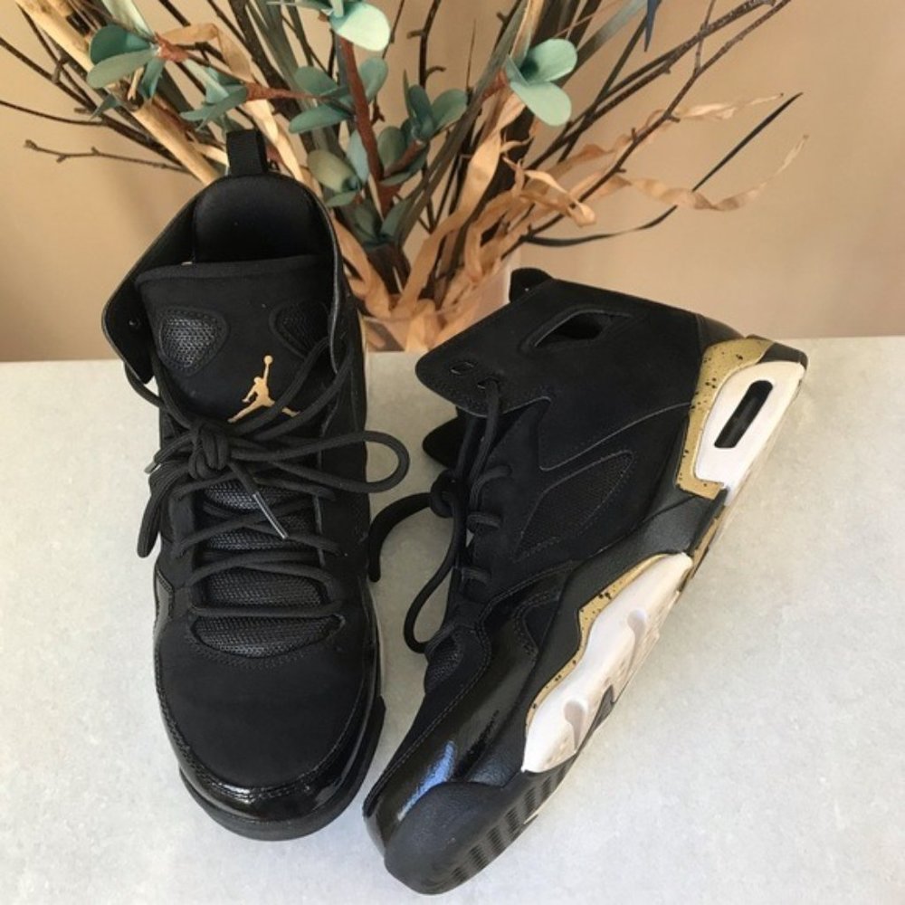 Nike Jordan Flight Club 91 Black/Metallic Gold